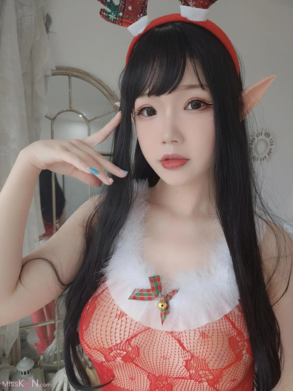 Coser@雪晴Astra: 圣诞节自拍 (140 photos)