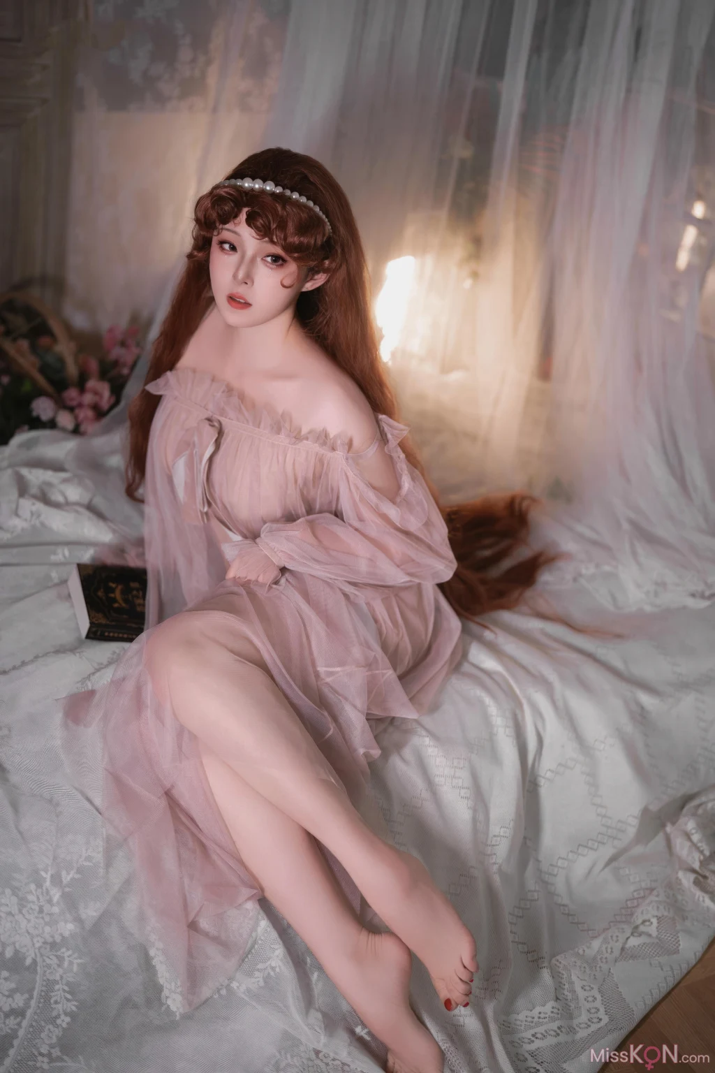Coser@Natsuko夏夏子: 2026生日私房 粉雾 (50 photos)