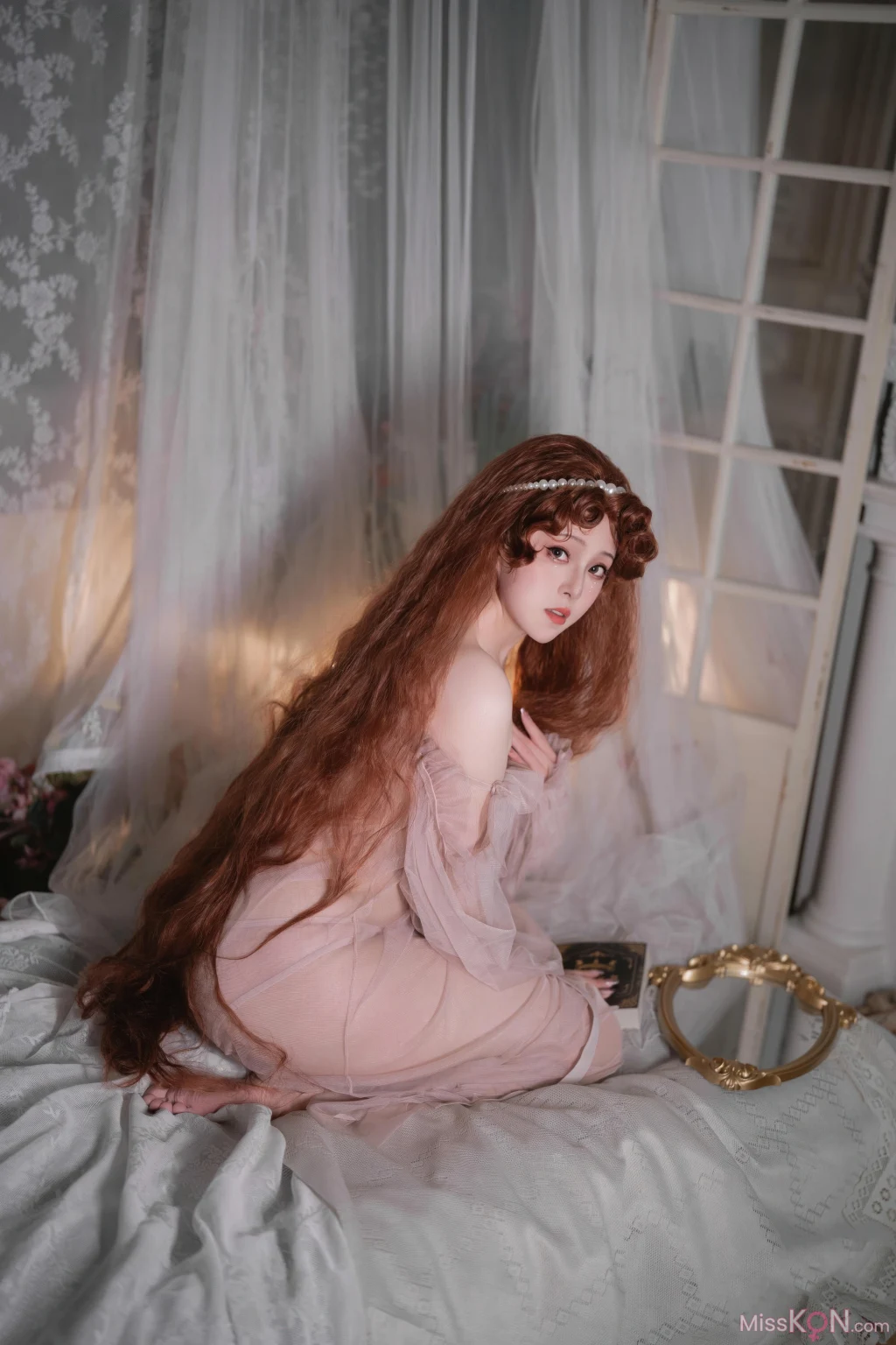 Coser@Natsuko夏夏子: 2026生日私房 粉雾 (50 photos)
