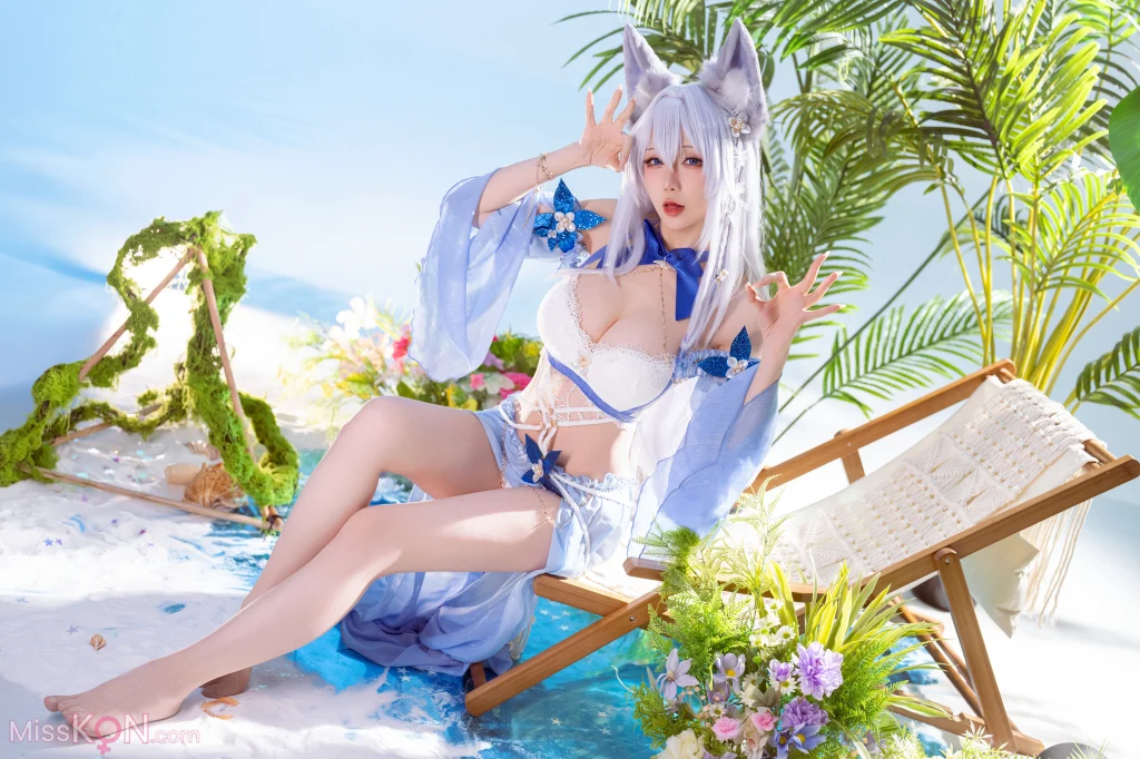 Coser@星之迟迟Hoshilily: 碧蓝航线 信浓泳装 (52 photos) – Page 2
