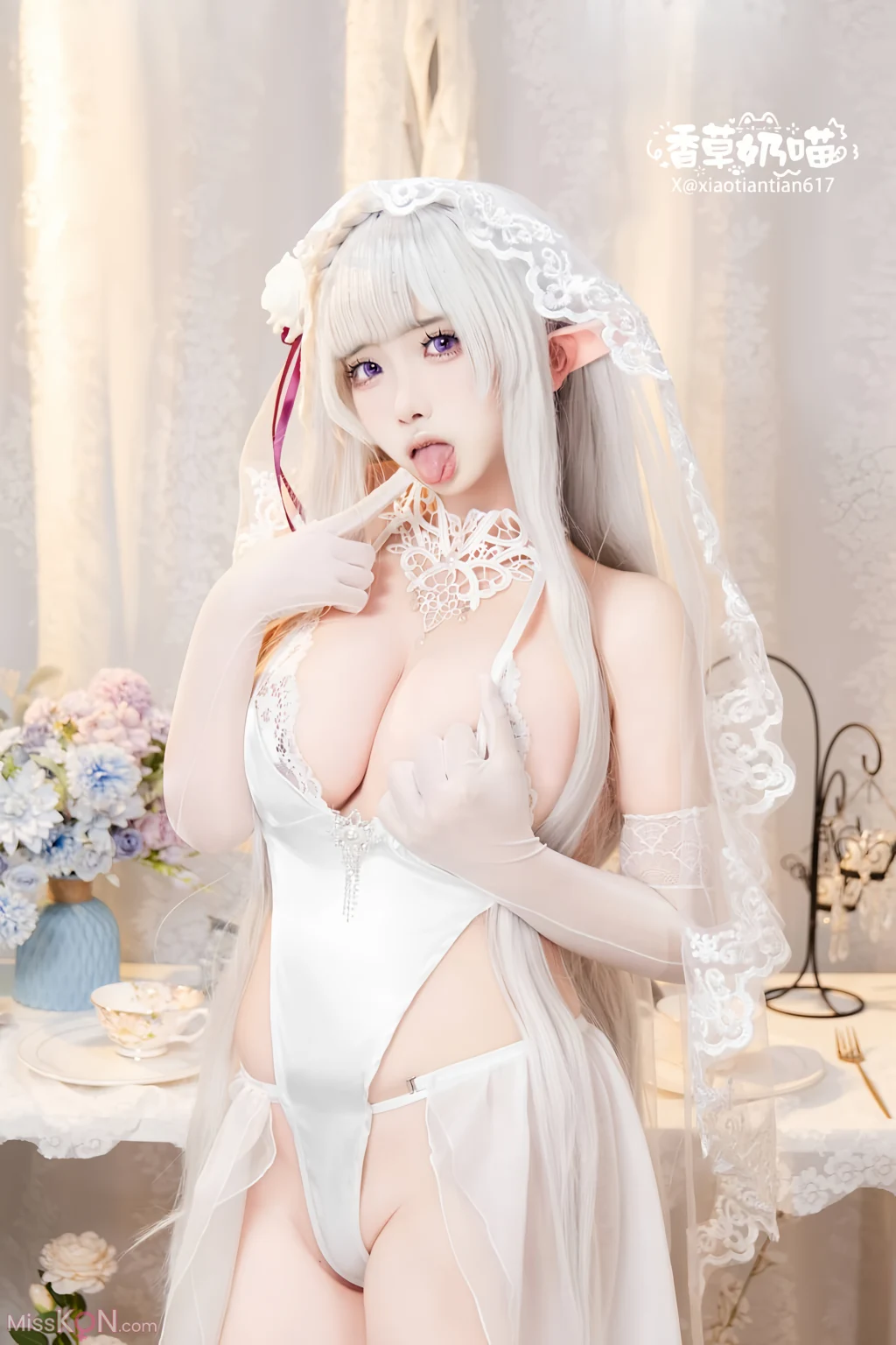 Coser@香草奶喵: 爱蜜莉雅 情人节 (151 photos)