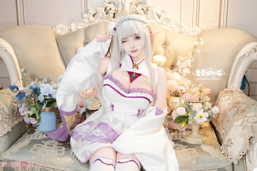 Coser@香草奶喵: 爱蜜莉雅 情人节 (151 photos)