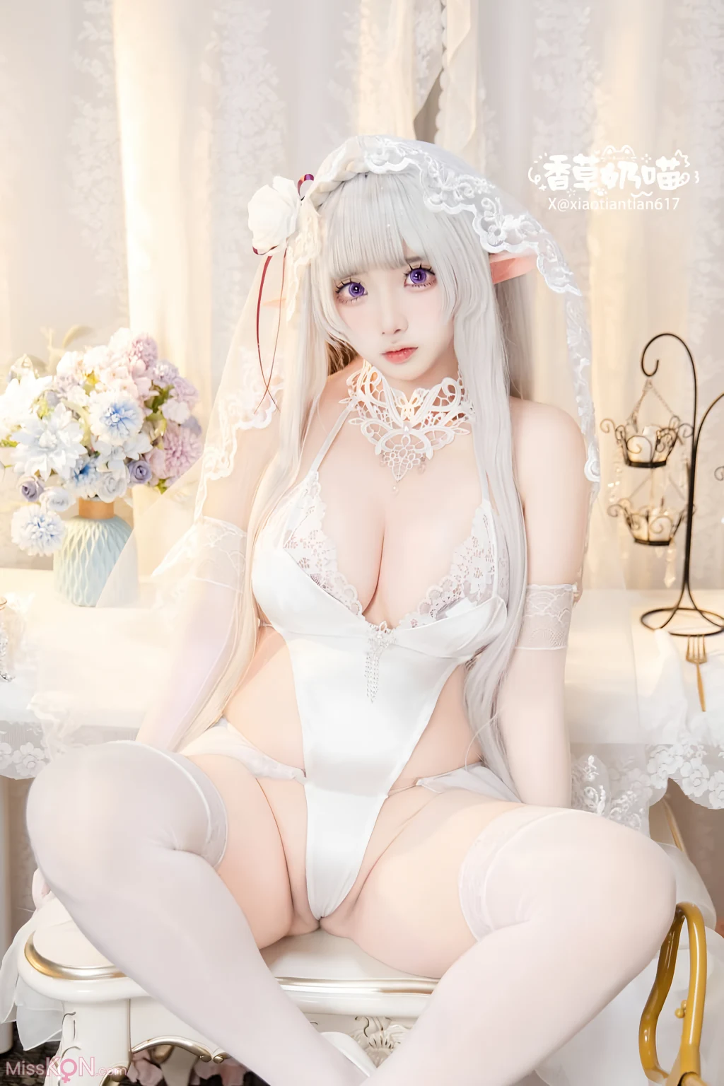 Coser@香草奶喵: 爱蜜莉雅 情人节 (151 photos)