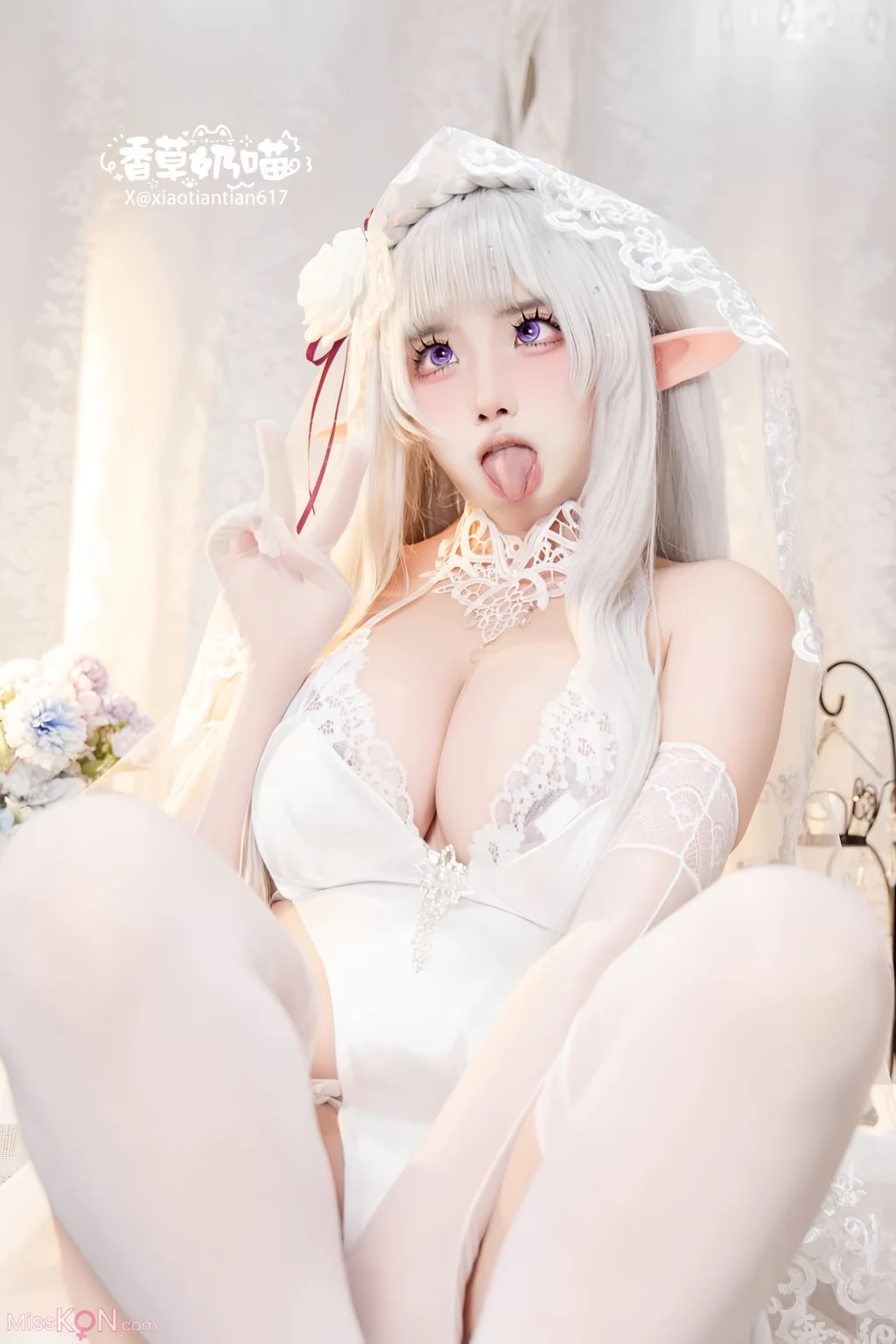 Coser@香草奶喵: 爱蜜莉雅 情人节 (151 photos)