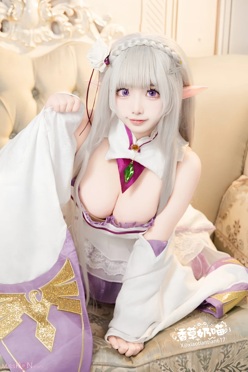 Coser@香草奶喵: 爱蜜莉雅 情人节 (151 photos)