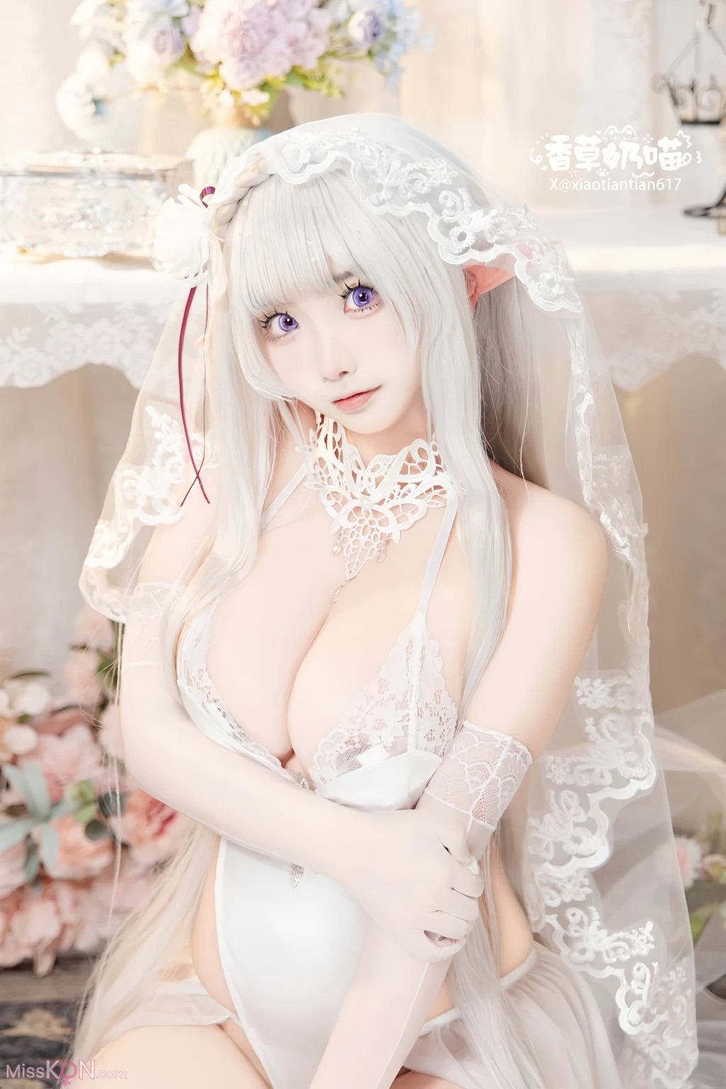 Coser@香草奶喵: 爱蜜莉雅 情人节 (151 photos) – Page 2