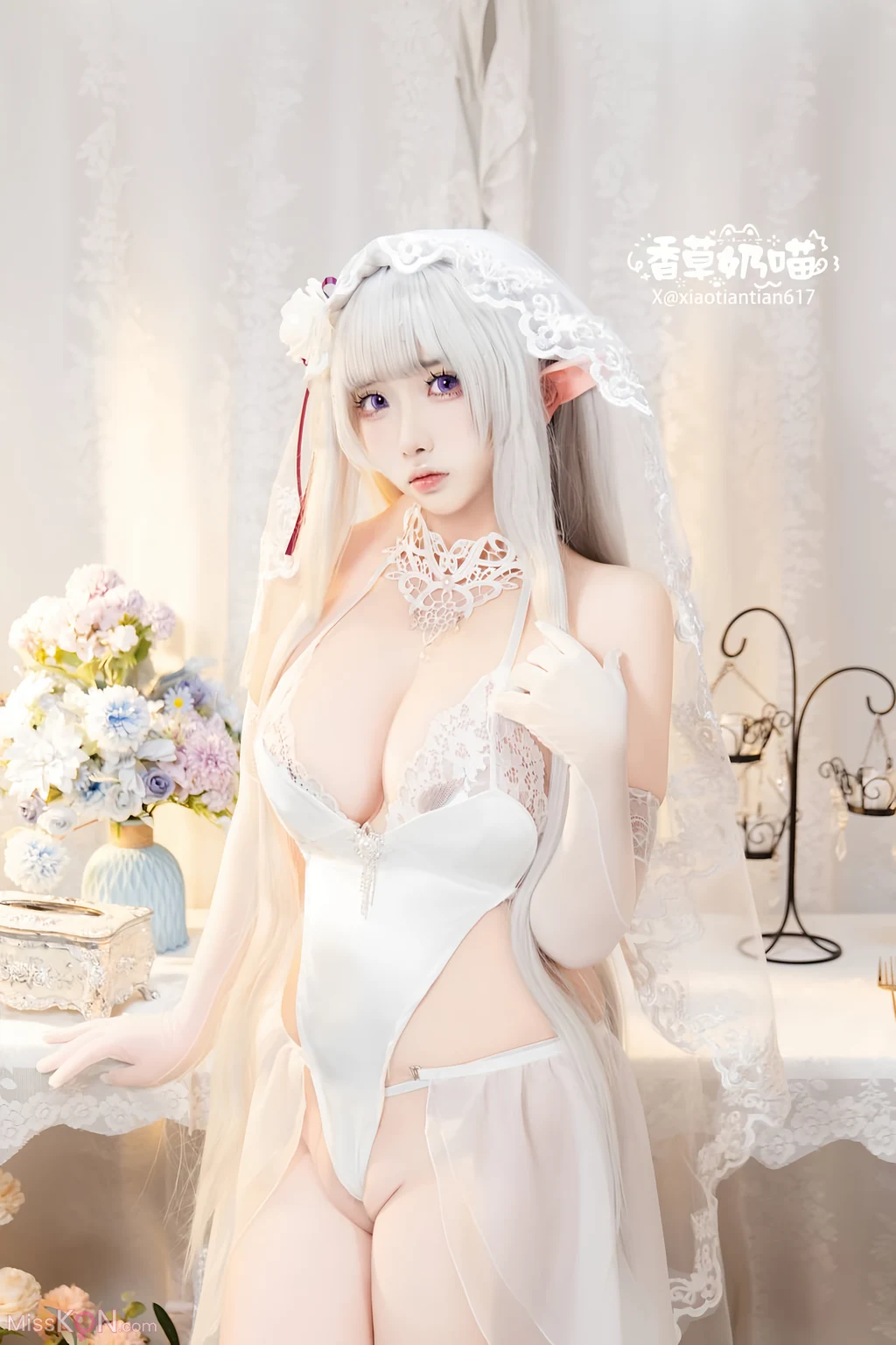 Coser@香草奶喵: 爱蜜莉雅 情人节 (151 photos) – Page 2
