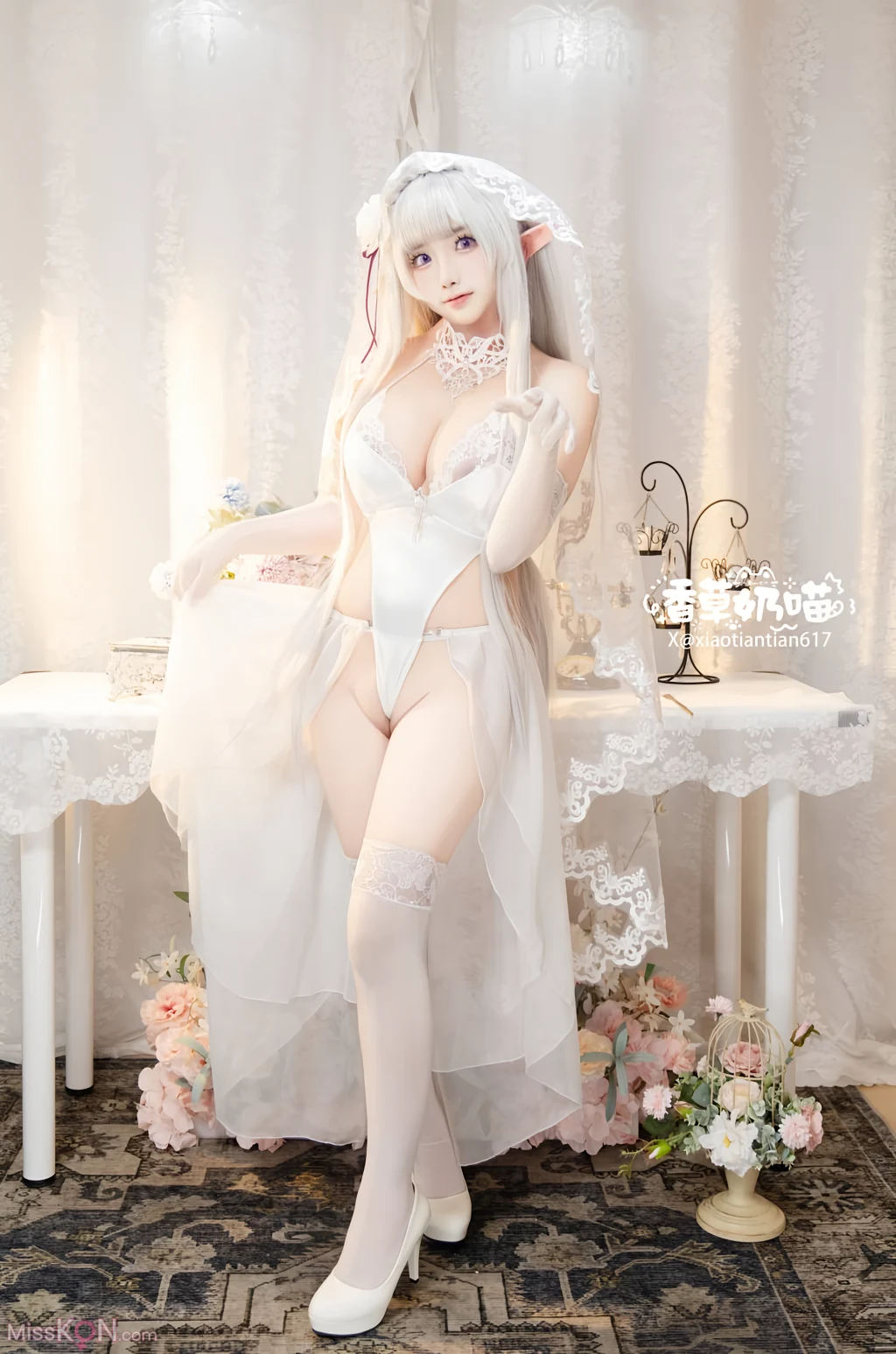 Coser@香草奶喵: 爱蜜莉雅 情人节 (151 photos) – Page 3