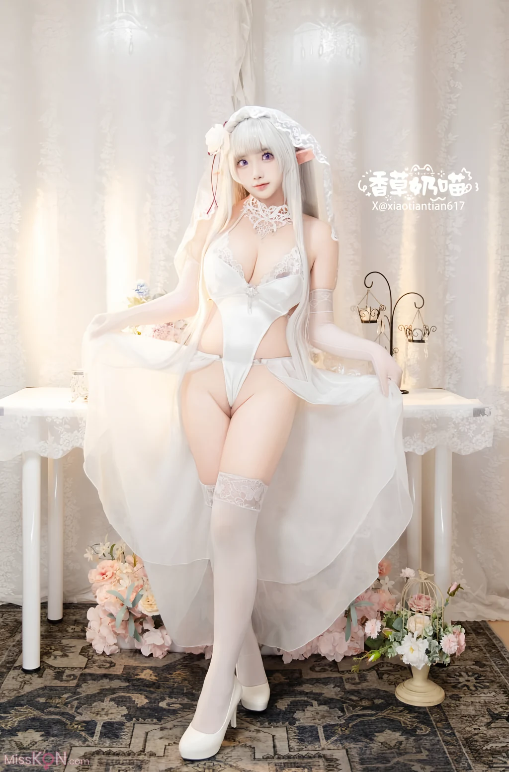 Coser@香草奶喵: 爱蜜莉雅 情人节 (151 photos) – Page 3