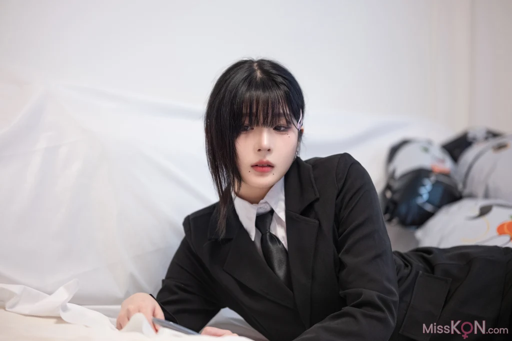 Jang Joo (장주): Halloween 장주 할로윈 기념 체인소 맨 ‘코베니’ 코스프레 (72 photos + 1 video)