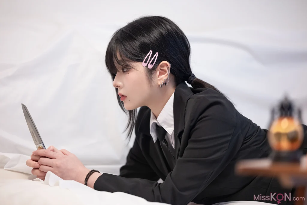 Jang Joo (장주): Halloween 장주 할로윈 기념 체인소 맨 ‘코베니’ 코스프레 (72 photos + 1 video)