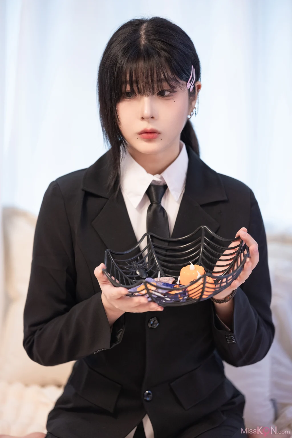 Jang Joo (장주): Halloween 장주 할로윈 기념 체인소 맨 ‘코베니’ 코스프레 (72 photos + 1 video)