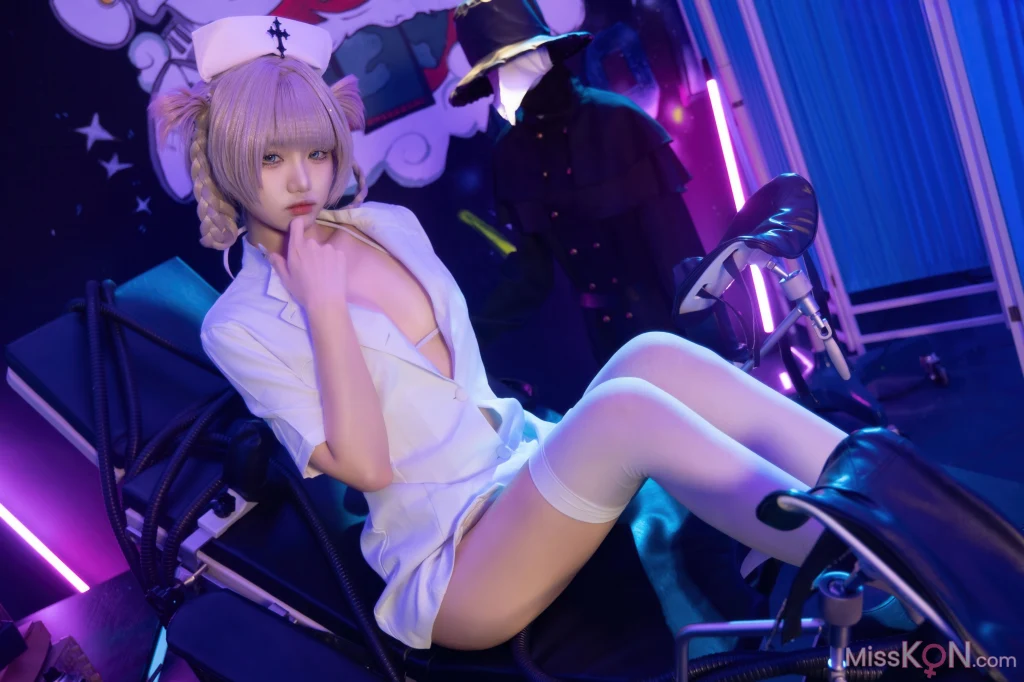 Coser@柒柒要乖哦: 彻夜之歌 护士服小荠 (100 photos) – Page 3