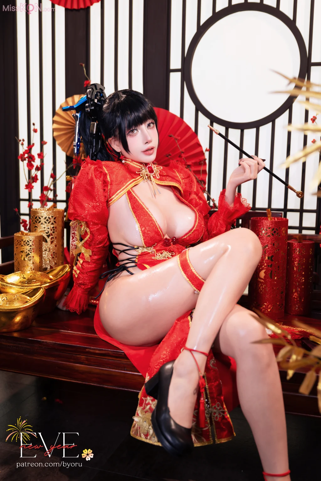 Coser@Byoru: Eve New Year Qipao (62 photos + 19 videos) – Page 2