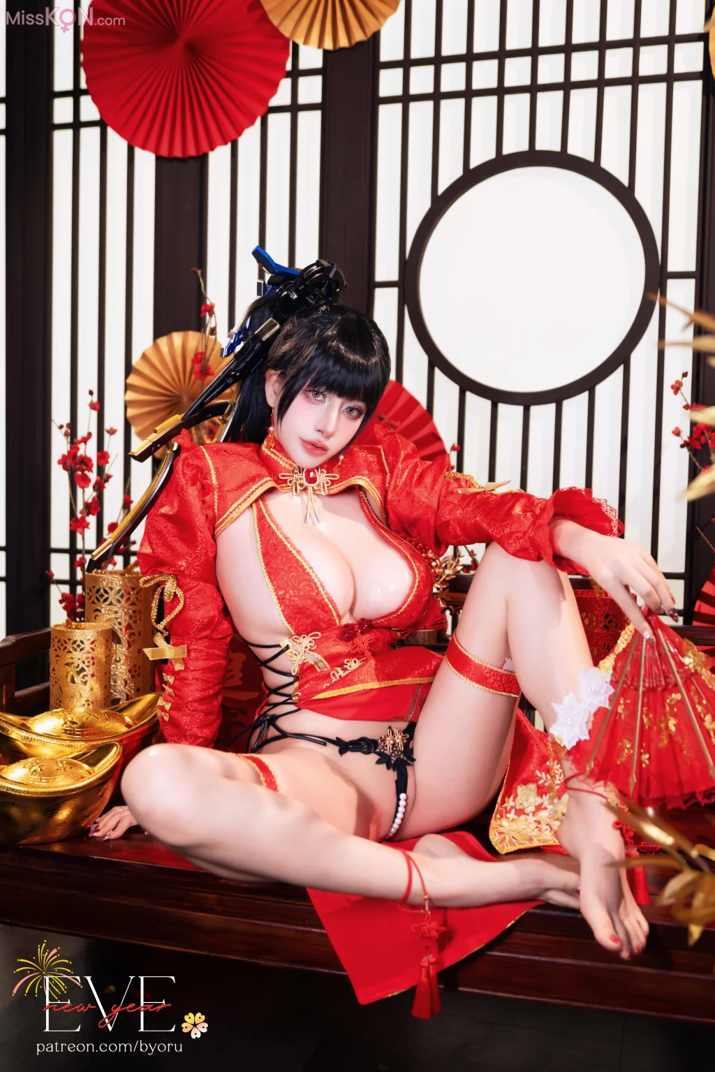 Coser@Byoru: Eve New Year Qipao (62 photos + 19 videos) – Page 3