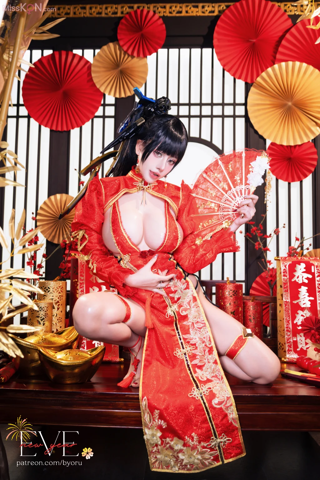 Coser@Byoru: Eve New Year Qipao (62 photos + 19 videos) – Page 3
