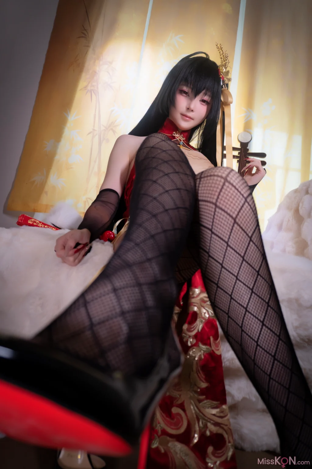 Coser@一小央泽 (yixiaoyangze): 大凤旗袍 (103 photos + 2 videos)
