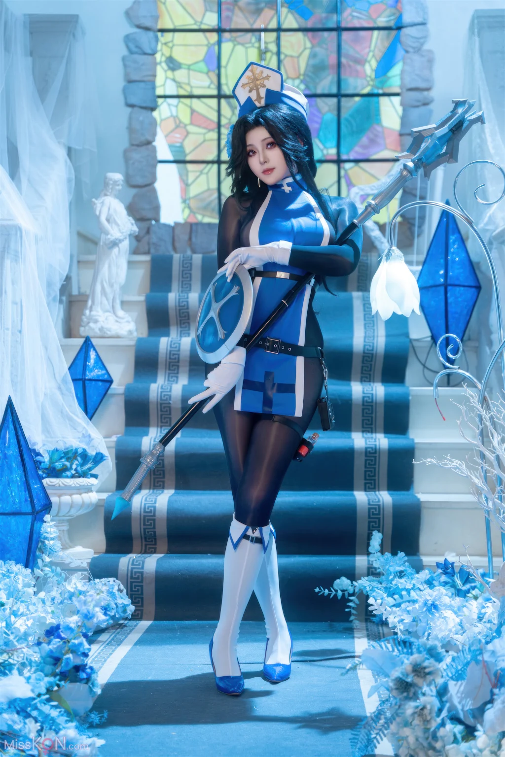 Coser@Natsuko夏夏子: NIKKE 梅登·冰玫瑰 (71 photos) – Page 3