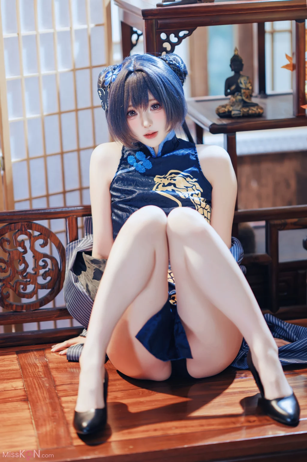 Coser@西园寺南歌: 蔚蓝档案 妃咲 (50 photos)