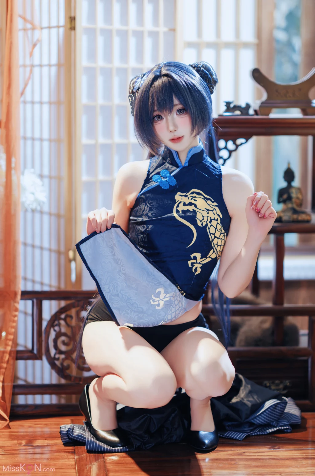 Coser@西园寺南歌: 蔚蓝档案 妃咲 (50 photos)