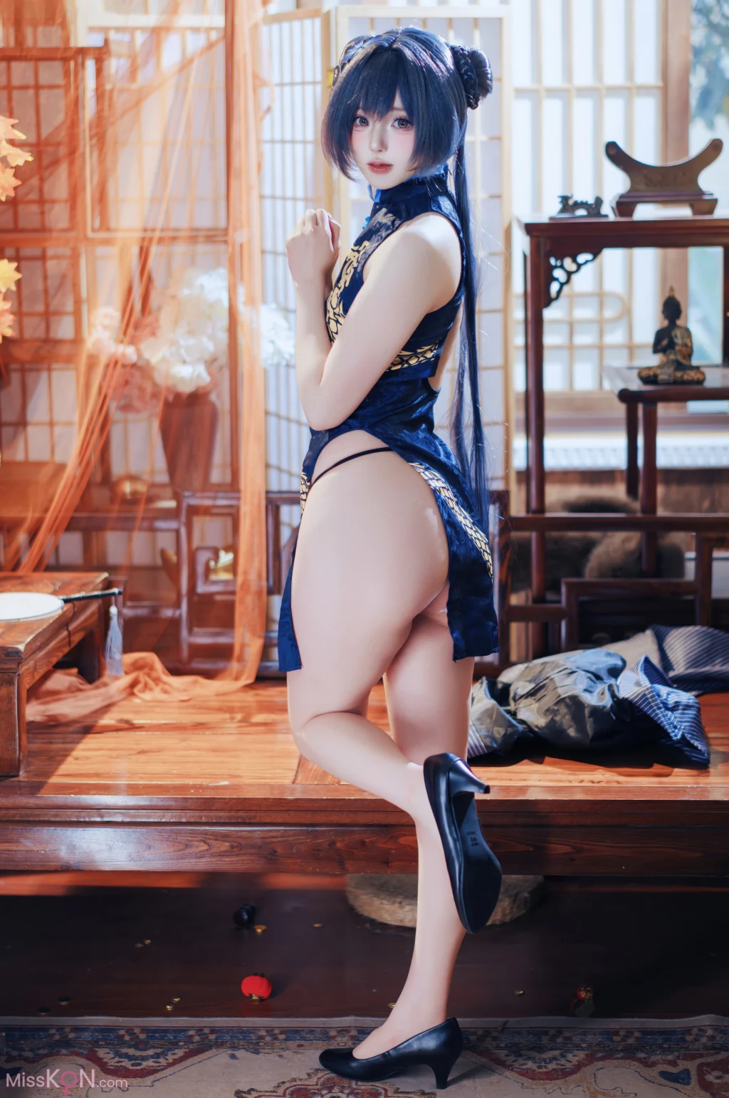 Coser@西园寺南歌: 蔚蓝档案 妃咲 (50 photos)