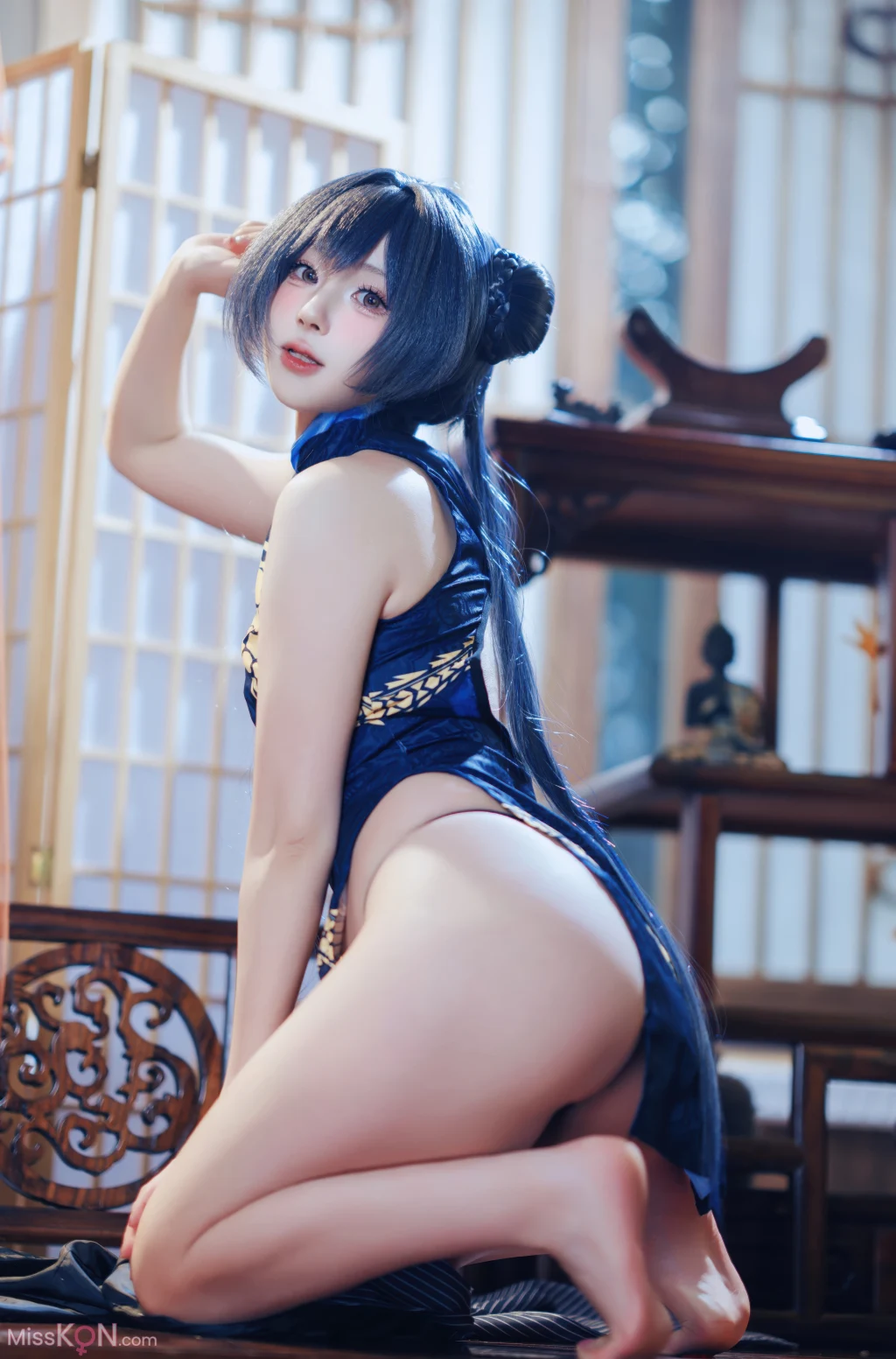 Coser@西园寺南歌: 蔚蓝档案 妃咲 (50 photos)