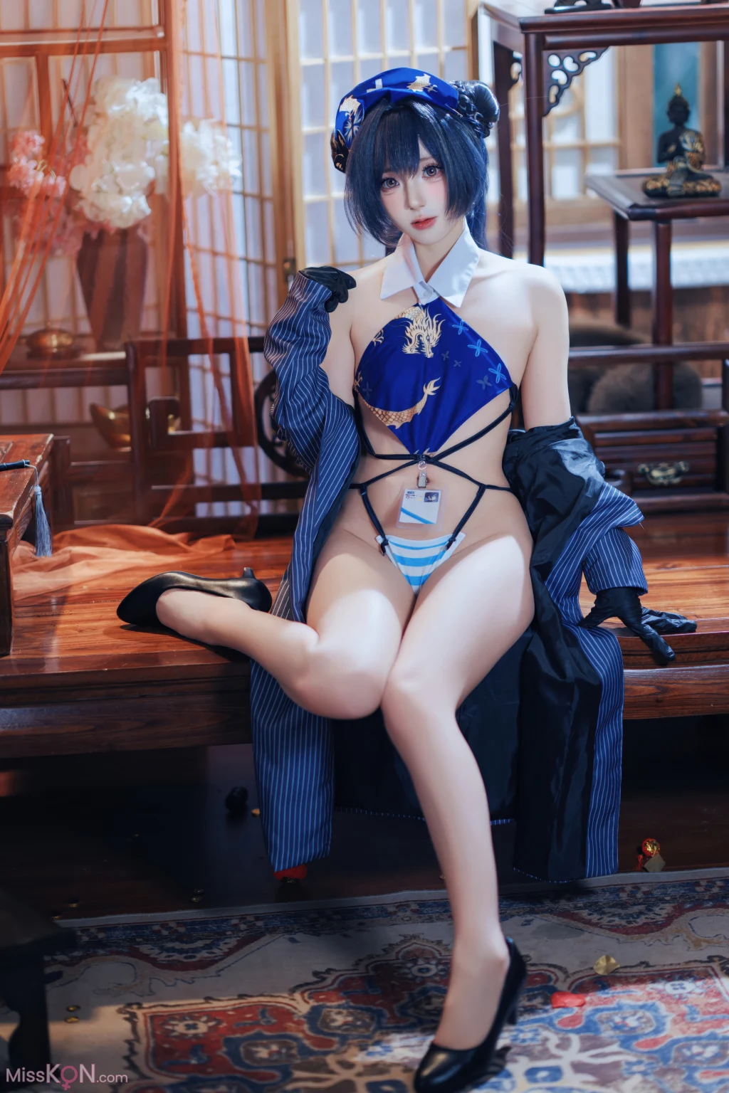 Coser@西园寺南歌: 蔚蓝档案 妃咲 (50 photos)