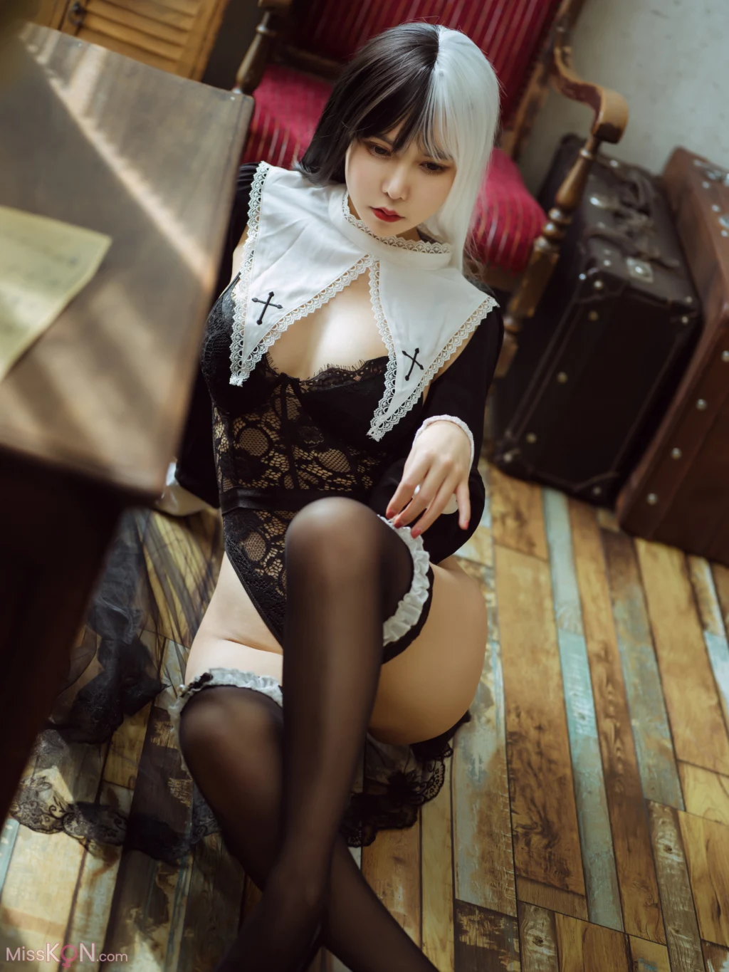 Coser@亚马逊鲶鱼: 黑白修女 (24 photos)