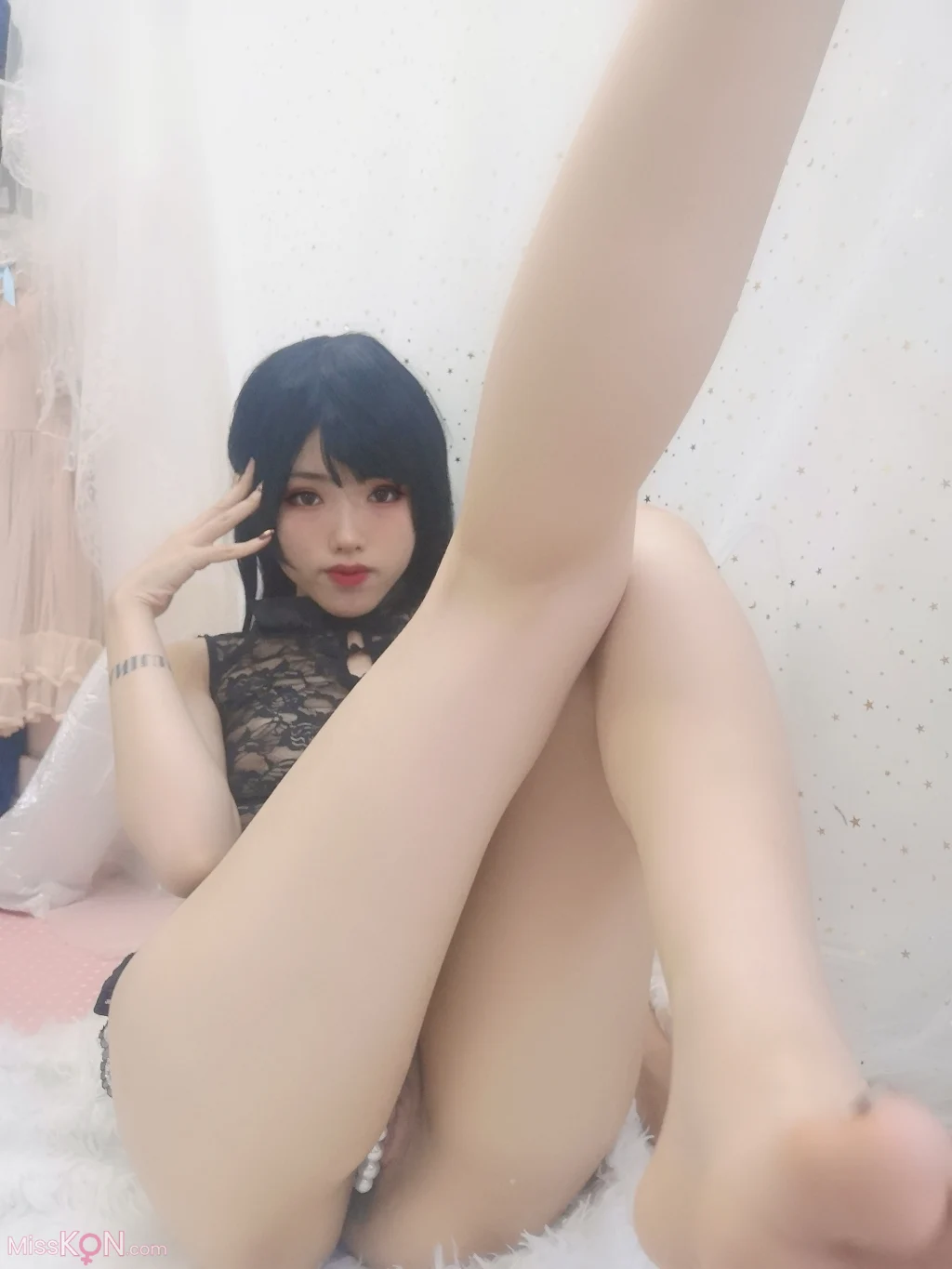 Coser@钛合金TiTi: 蕾丝旗袍 (20 photos)
