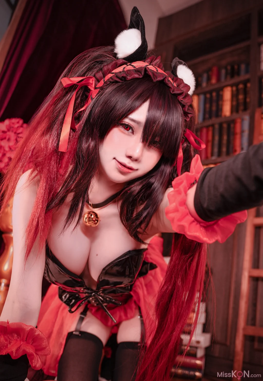 Coser@Sally多啦雪 (Sally Dorasnow): Kurumi Cat Bunny Girl (22 photos)