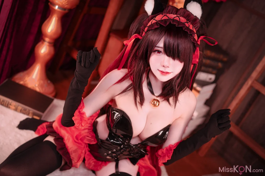 Coser@Sally多啦雪 (Sally Dorasnow): Kurumi Cat Bunny Girl (22 photos)