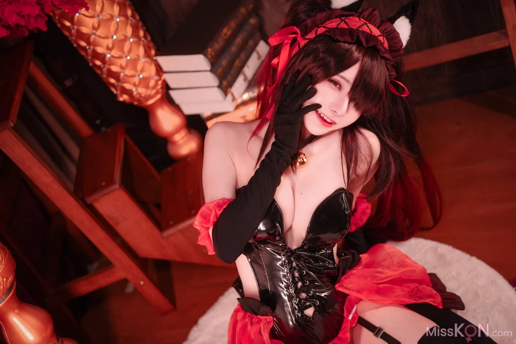 Coser@Sally多啦雪 (Sally Dorasnow): Kurumi Cat Bunny Girl (22 photos)