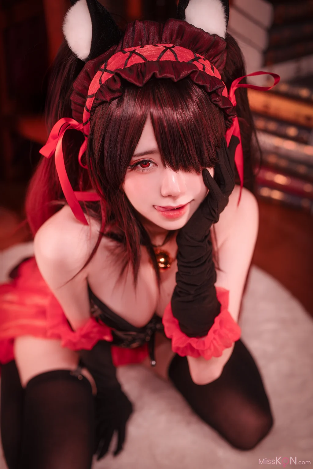 Coser@Sally多啦雪 (Sally Dorasnow): Kurumi Cat Bunny Girl (22 photos) – Page 2