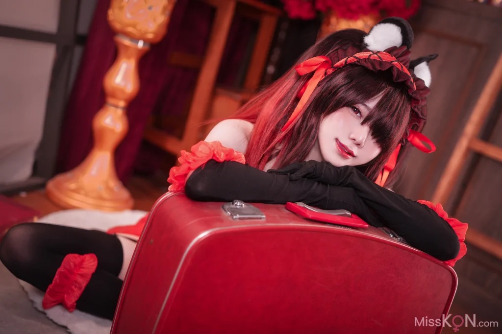 Coser@Sally多啦雪 (Sally Dorasnow): Kurumi Cat Bunny Girl (22 photos) – Page 2