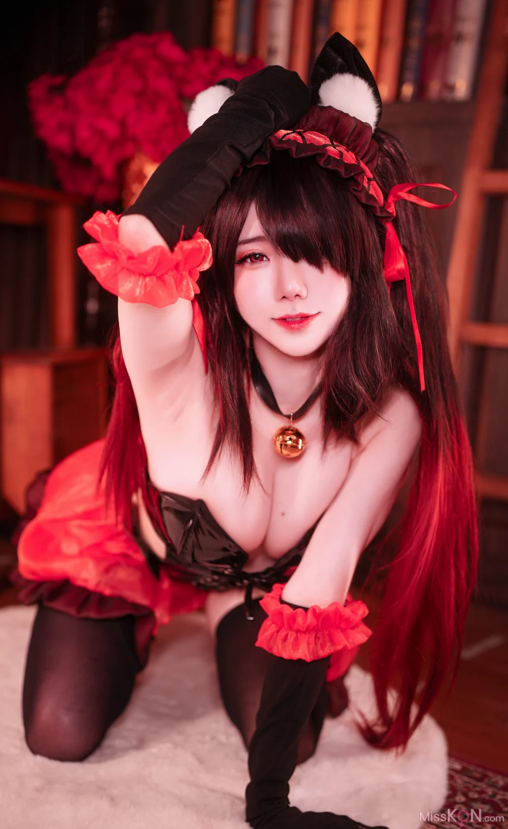 Coser@Sally多啦雪 (Sally Dorasnow): Kurumi Cat Bunny Girl (22 photos) – Page 2