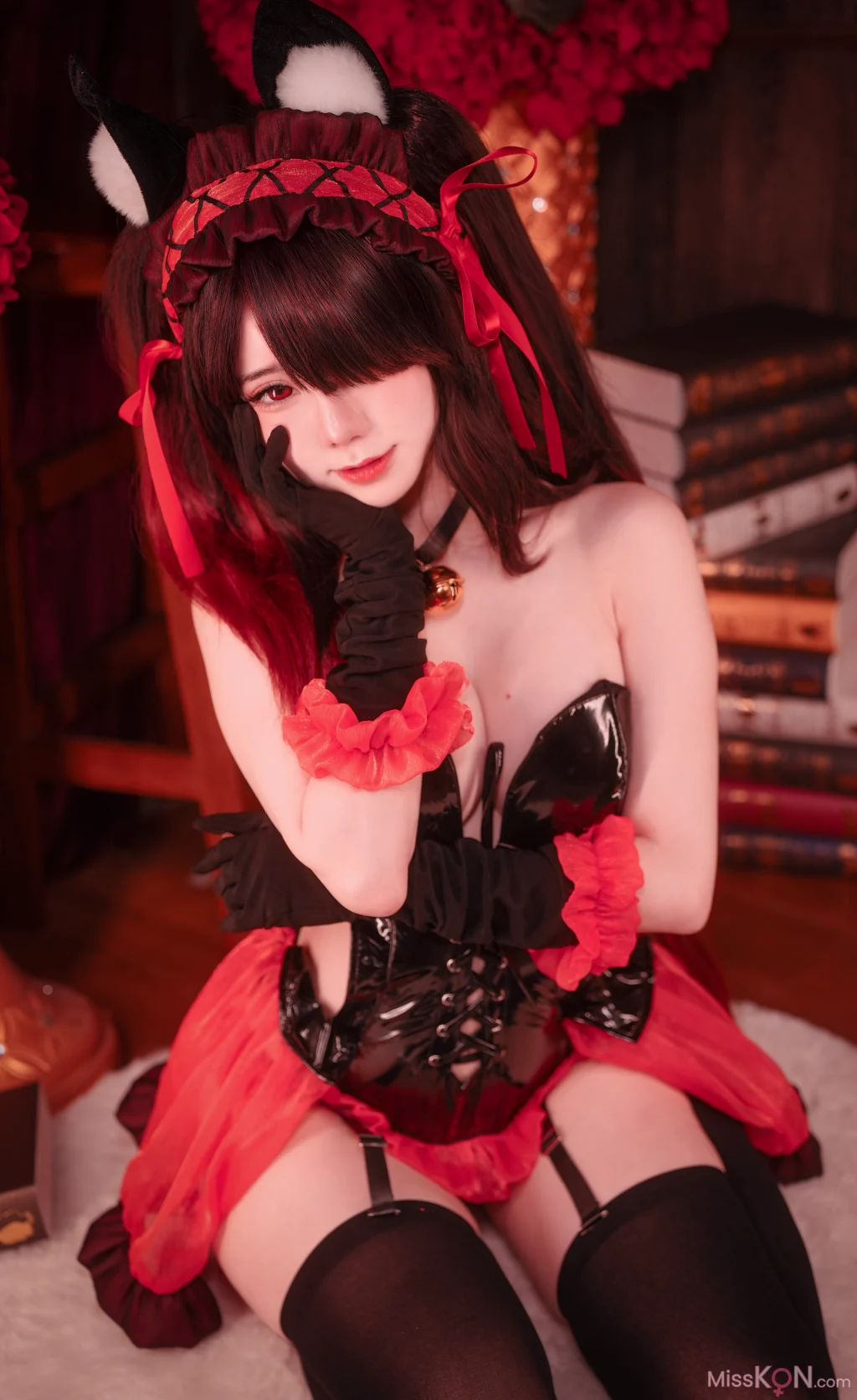 Coser@Sally多啦雪 (Sally Dorasnow): Kurumi Cat Bunny Girl (22 photos) – Page 2