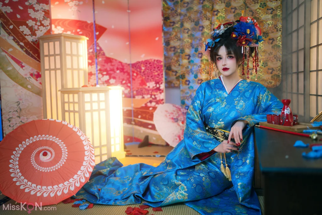 Coser@鹿八岁: 花魁の末路 (149 photos + 1 videos)