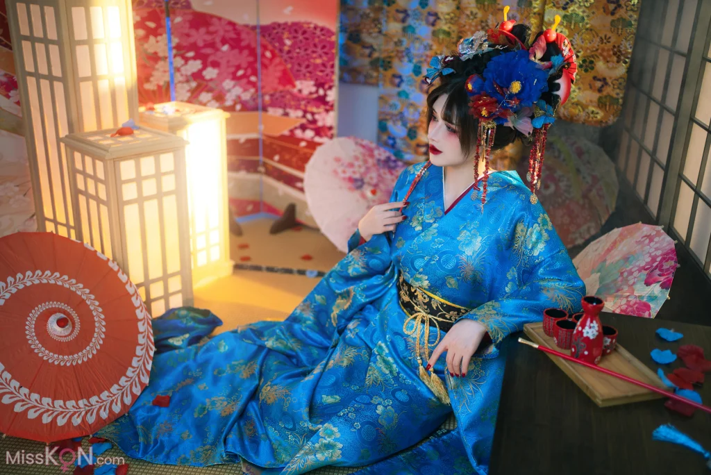 Coser@鹿八岁: 花魁の末路 (149 photos + 1 videos)