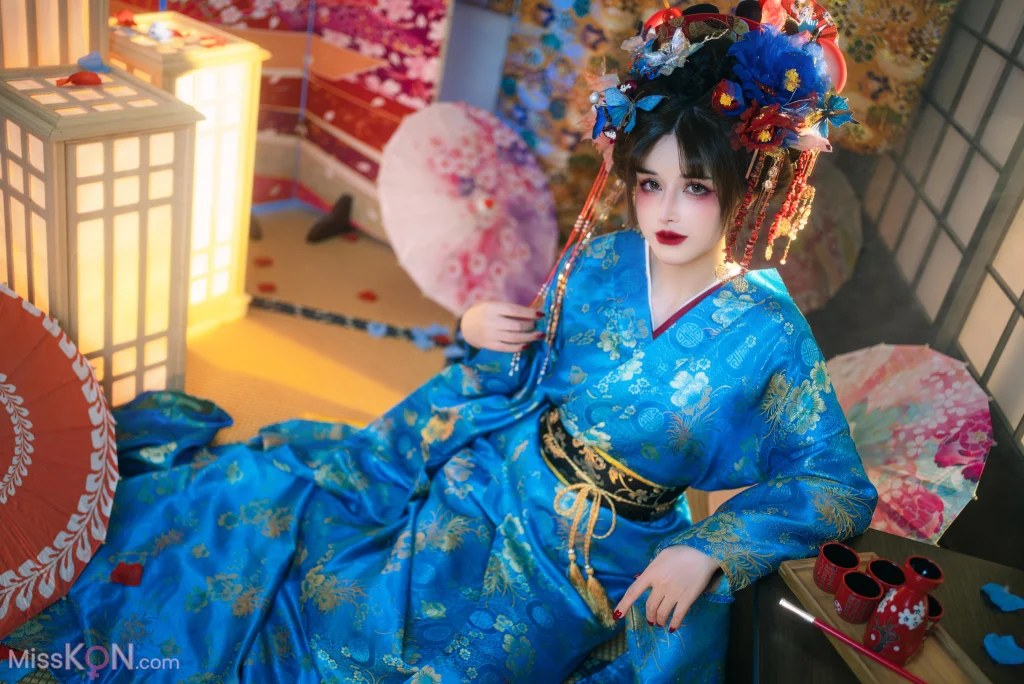 Coser@鹿八岁: 花魁の末路 (149 photos + 1 videos)