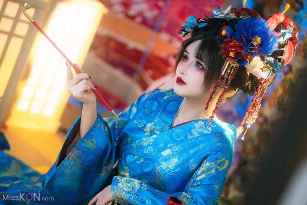 Coser@鹿八岁: 花魁の末路 (149 photos + 1 videos)