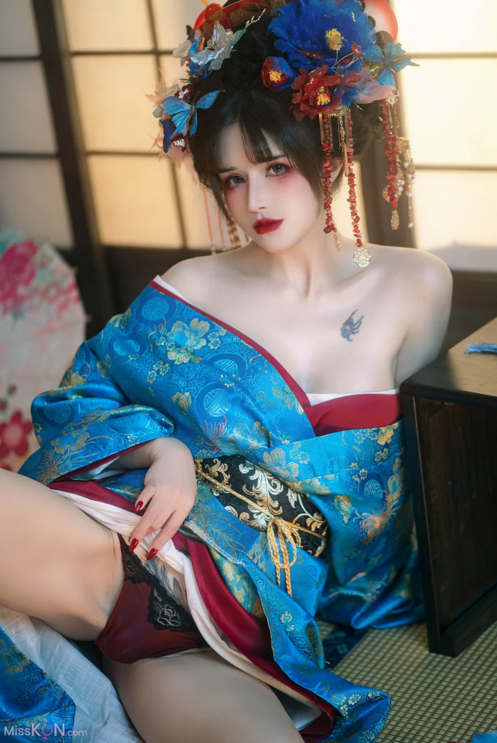 Coser@鹿八岁: 花魁の末路 (149 photos + 1 videos)