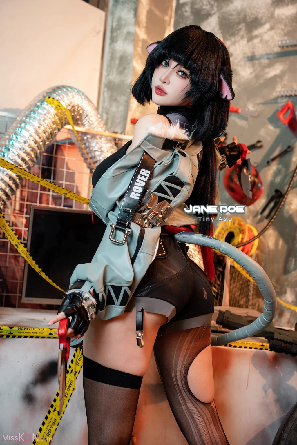 Coser@Tiny Asa: Jane Doe Zenless Zone Zero 绝区零 简·杜 (49 photos + 1 video)