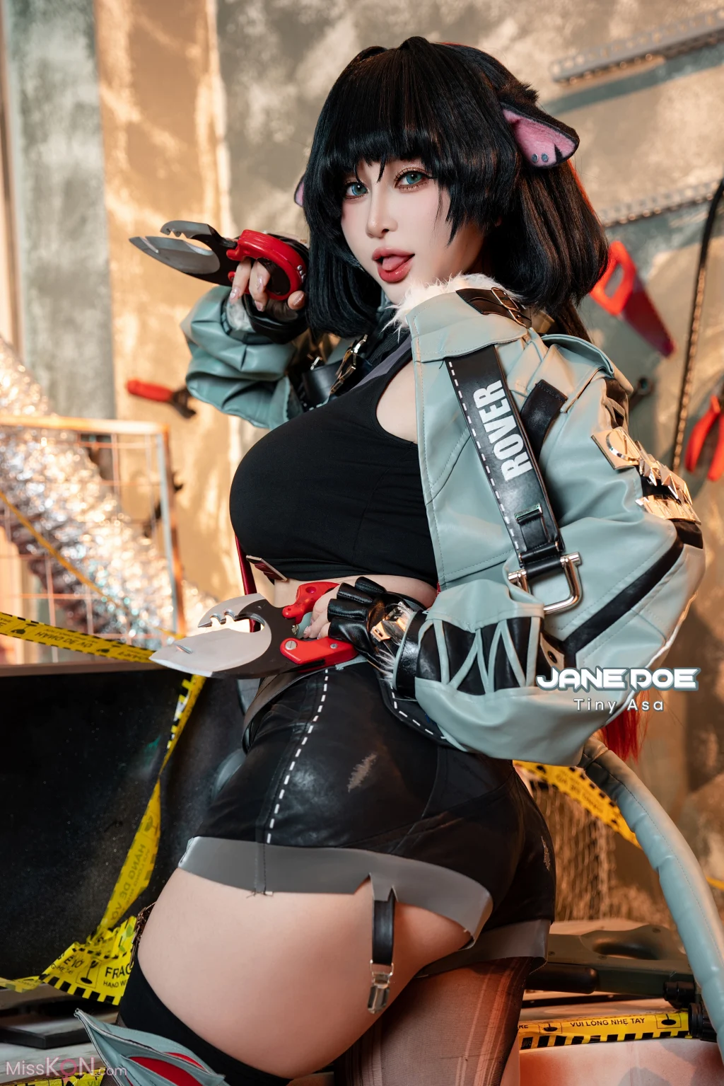 Coser@Tiny Asa: Jane Doe Zenless Zone Zero 绝区零 简·杜 (49 photos + 1 video)