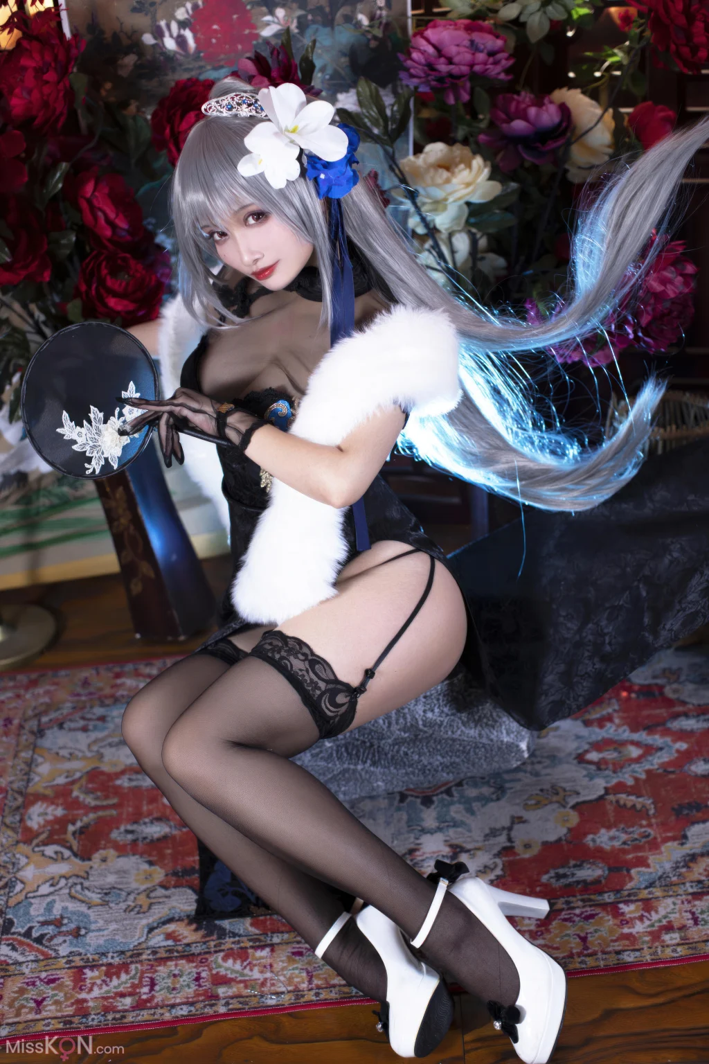 Coser@洛璃LoLiSAMA: 碧蓝航线 路易九世旗袍 (43 photos)