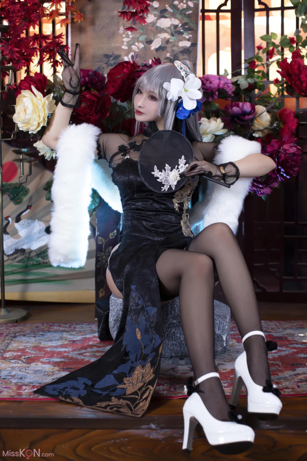 Coser@洛璃LoLiSAMA: 碧蓝航线 路易九世旗袍 (43 photos) – Page 2