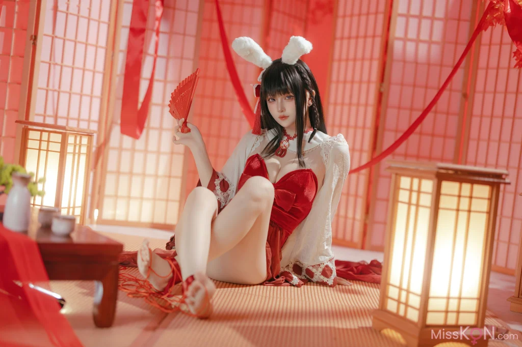 Coser@屿鱼: 碧蓝航线 大山 祈愿的巫女兔 (58 photos)