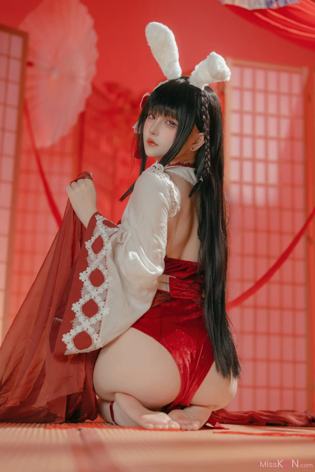 Coser@屿鱼: 碧蓝航线 大山 祈愿的巫女兔 (58 photos)