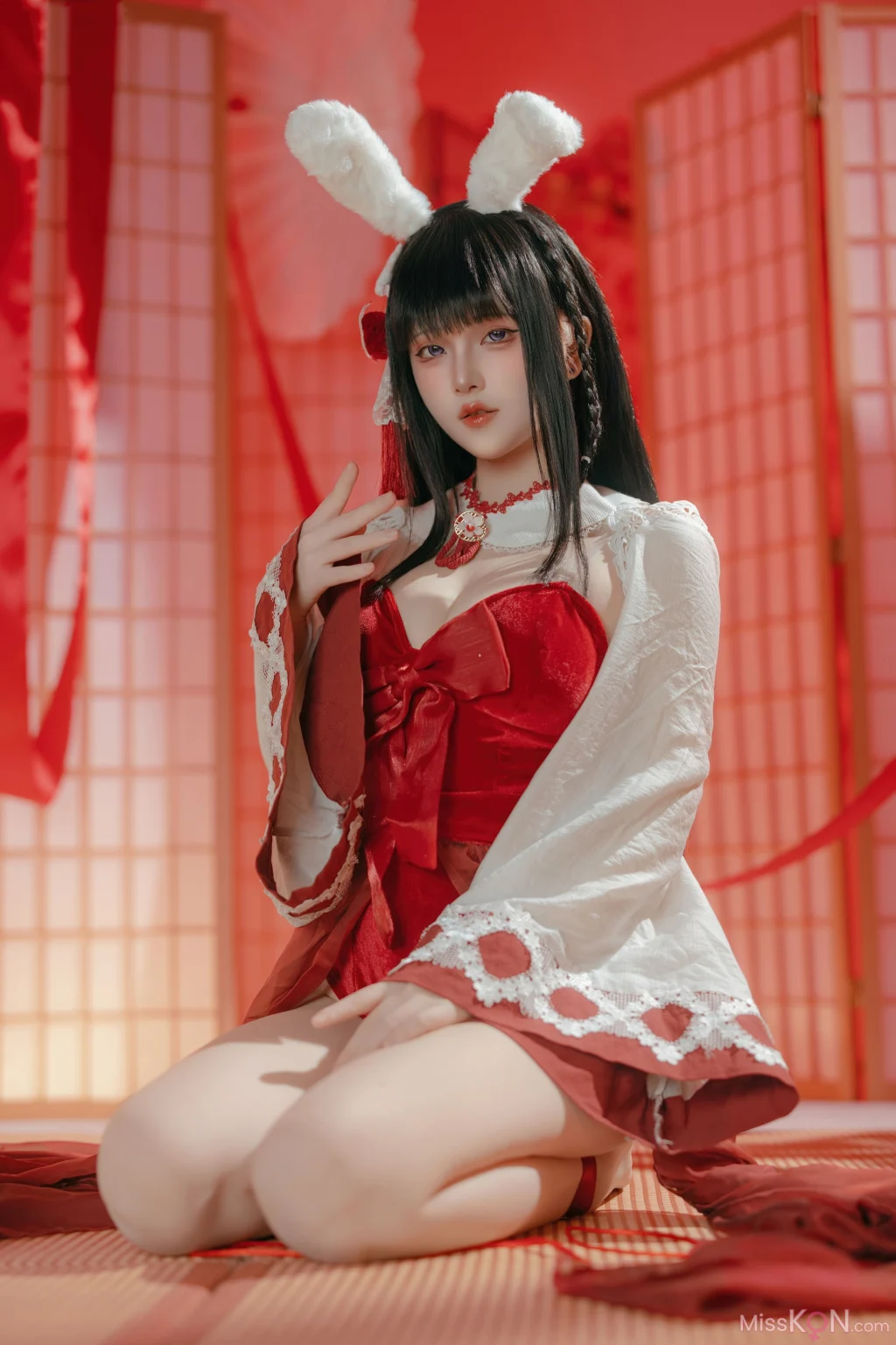 Coser@屿鱼: 碧蓝航线 大山 祈愿的巫女兔 (58 photos)