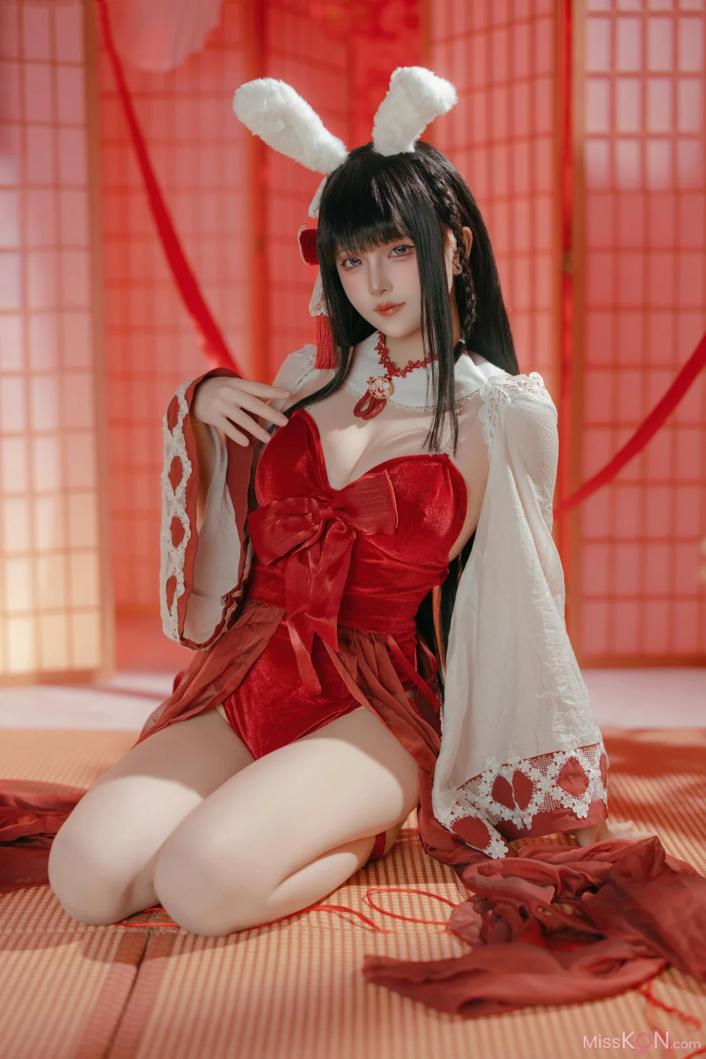 Coser@屿鱼: 碧蓝航线 大山 祈愿的巫女兔 (58 photos)