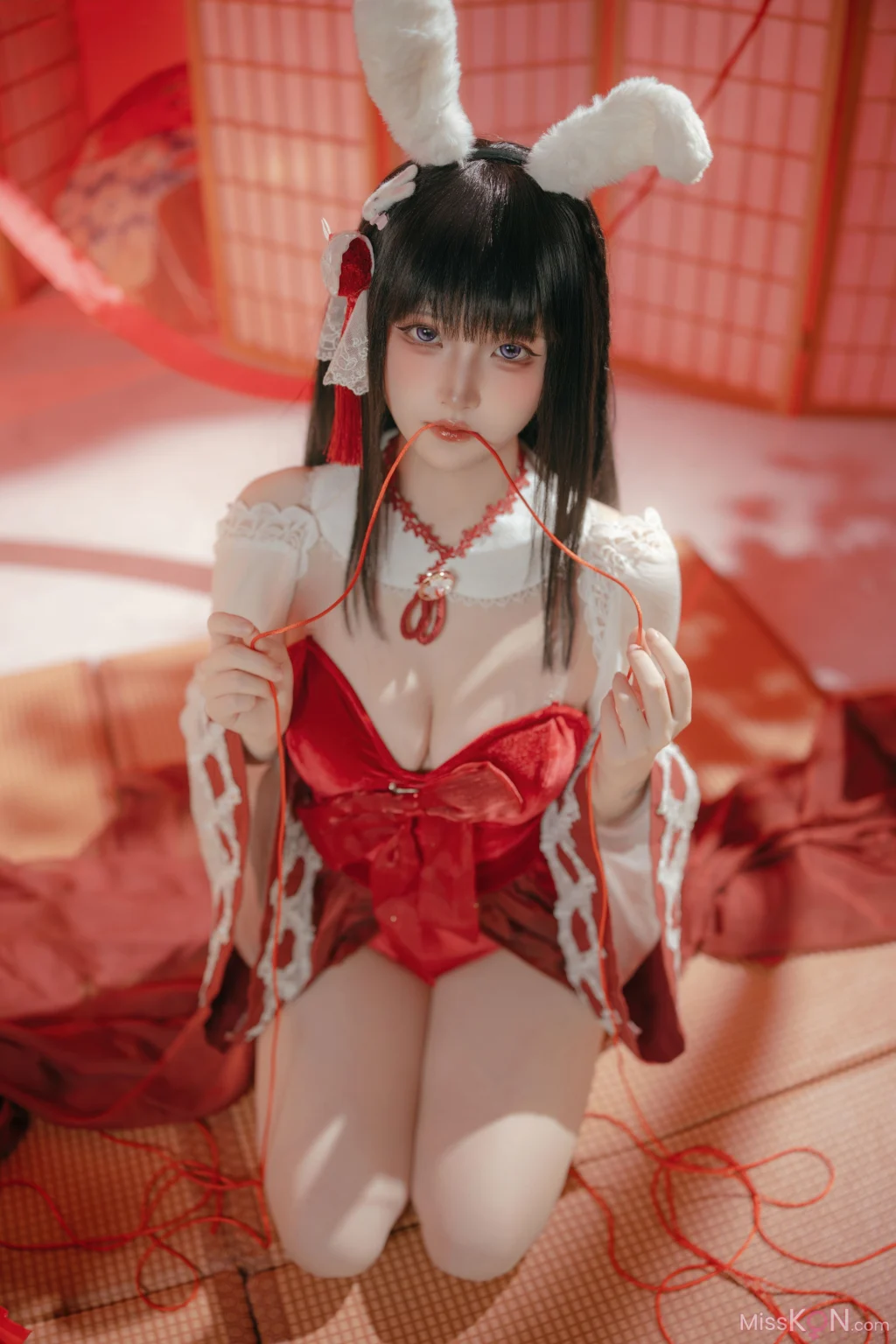 Coser@屿鱼: 碧蓝航线 大山 祈愿的巫女兔 (58 photos) – Page 2